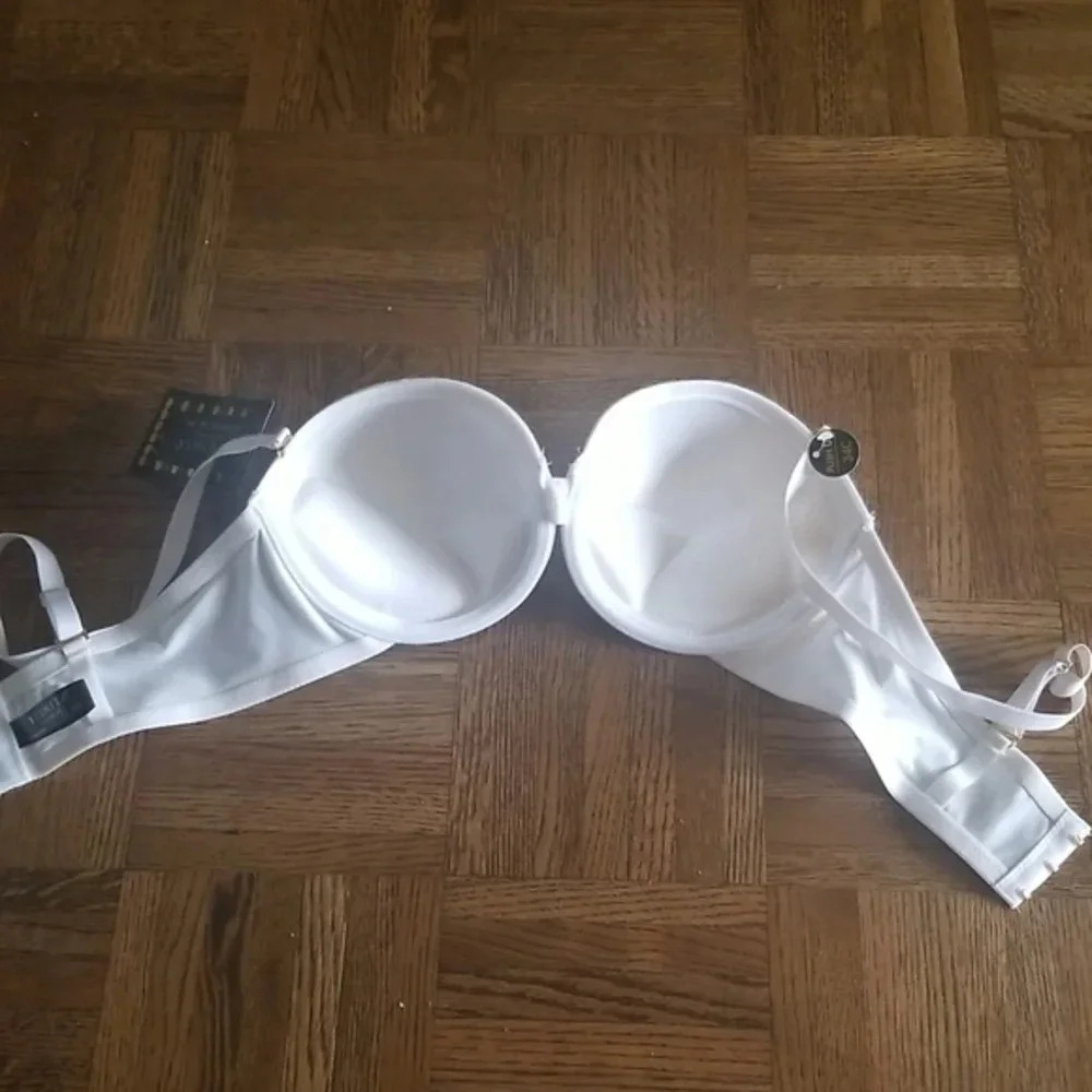NWT White Push Up Padded Bra  34C - Picture 2 of 9